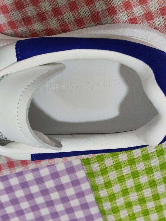 Alexander McQueen sneakers (white and blue) main image 5